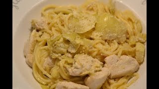 Spaghettis poulet artichauts au cookeo [upl. by Bigler]