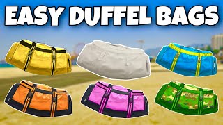 BRAND NEW TOP 5 COLORED DUFFEL BAG GLITCHES IN GTA 5 ONLINE 169 ALL CONSOLES [upl. by Nairadas]