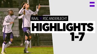 Highlights RAAL  RSC Anderlecht  20212022 [upl. by Delp]