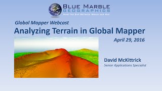 Analyzing Terrain in Global Mapper [upl. by Cathe704]