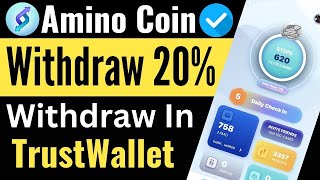 Amino coin withdraw News Today  Amino coin withdraw Update move to earn [upl. by Ennyl]