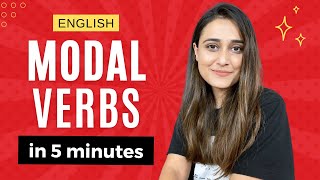 Learn Modal Verbs in 5 minutes  English Modal Verbs with usage and examples [upl. by Fradin565]