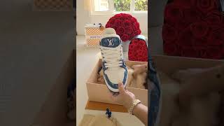 Louis Vuitton LV Trainers Unboxing Video [upl. by Mungam132]