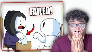 FLUNKED OUT OF SCHOOL  TheOdd1sOut Times I Plagiarized Reaction [upl. by Poler]