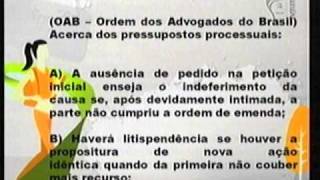 Processo e Pressupostos Processuais 06 [upl. by Hardan]