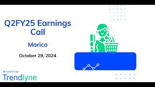 Marico Earnings Call for Q2FY25 [upl. by Benedic305]