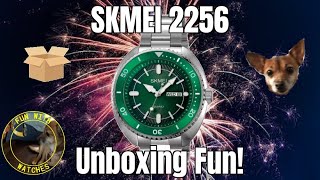 SKMEI 2256 Quartz Watch Unboxing Fun [upl. by Pish]