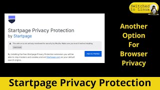 Startpage Privacy Protection Extension [upl. by Serle975]