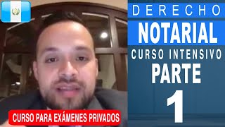 Curso Intensivo de Derecho Notarial  PARTE 1  Preguntas de Examen Privado de Derecho  USAC [upl. by Andre]