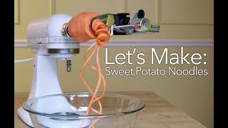 How to make Spiralized Sweet Potato Noodles [upl. by Faria]