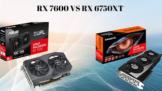 RX 7600 VS RX 6750XT Gaming Benchmarks [upl. by Annaj349]