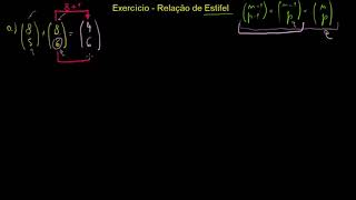 12  Exercício sobre a relação de Stifel [upl. by Ntsyrk580]