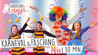 Karneval amp Fasching  Kinderkarneval Mix 🎉 Kinderlieder zum Tanzen Feiern und Singen [upl. by Kerr]