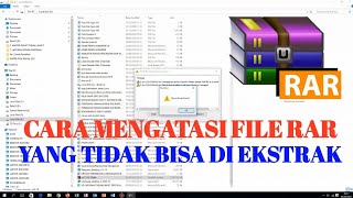 Cara mengatasi file RAR yang tidak bisa di ekstrak [upl. by Rafaello]