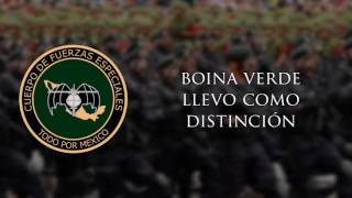 Himno de las Fuerzas Especiales del Ejército Mexicano [upl. by Ewnihc]