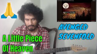 Avenged Sevenfold  A Little Piece Of Heaven Official Music Video REACTION [upl. by Akehsyt]