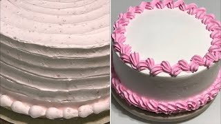 Decoraciónes Sencillas para pasteles videos para principiantes 👌🏻 [upl. by Yhtuv]