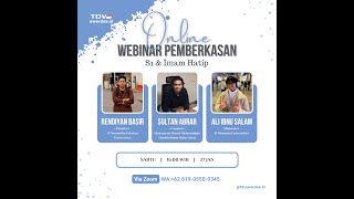 WEBINAR BEASISWA TDV S1 DAN IMAM HATIP [upl. by Brenn]