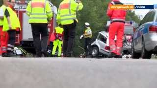 Bad Rappenau 4 Tote bei schwerem Verkehrsunfall au der L 549 [upl. by Illehs]