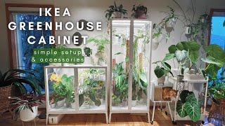 IKEA Milsbo Greenhouse Cabinet  Simple Setup amp Accessories [upl. by Lorianna]