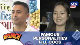 Celebrities vloggers file COCs for 2025 polls [upl. by Trstram]