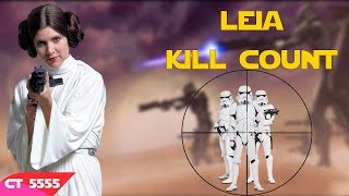 Star Wars Leia Kill Count [upl. by Johm]