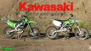 Kawasaki Dirt Bikes KX250 vs KX250F [upl. by Hujsak538]