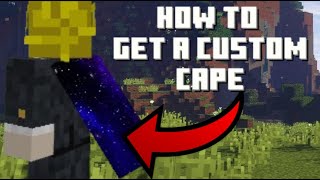 How to get a custom cape in Minecraft Bedrock [upl. by Wilkins]