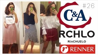 ROUPAS ESTILOSAS E BARATINHAS Achados CampA Riachuelo e Renner  VEDA 26 [upl. by Mac]