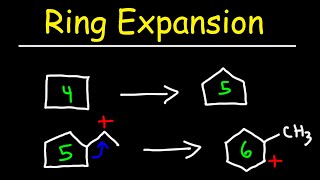 SN1 Carbocation Rearrangements  Ring Expansion Problems [upl. by Winfield]