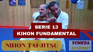 FCMKDA ACADEMY Nihon TaiJitsu serie 13 kihon fundamental Soto Shime Waza [upl. by Aihtennek430]