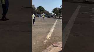 President Mnangagwa new motorcade in Bulawayo [upl. by Marc589]