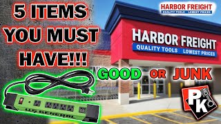 5 HARBOR FREIGHT ITEMS YOU MUST HAVE FOR YOUR TOOLBOX harborfreight icon toolreviews tools diy [upl. by Yelrebmik671]