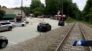 Groups work to bring 31mile trail to Saluda Grade Railroad [upl. by Bartholomew]