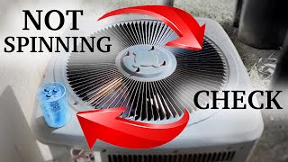 Fix Air Conditioner Fan Not Spinning [upl. by Assiroc]