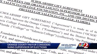 Orange County election supervisor wants taxpayer money to go to scholarships Mayor considers le [upl. by Winfrid915]