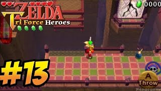 The Legend of Zelda Triforce Heroes  Gameplay Walkthrough Part 13   3DS [upl. by Cornall]