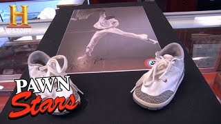 Pawn Stars Signed Baby Air Jordan 3s Season 9  History [upl. by Heater]