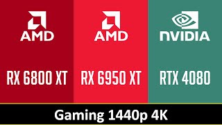 RX 6800 XT vs RX 6950 XT vs RTX 4080 [upl. by Losse]