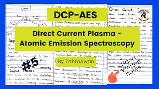 Direct Current Plasma  DCPAES  Direct Current Plasma  Atomic Emission Spectroscopy  AES [upl. by Aniv]