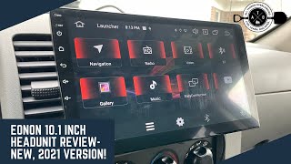 Eonon 101 Inch Car Radio Review Android 10 2021 Newest Double Din Car Stereo Bluetooth 40 [upl. by Asin18]