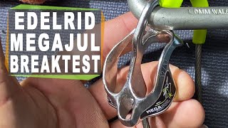 Break testing climbing belay device  Edelrid Megajul [upl. by Gussie]