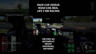 Bathurst in real life v Bathurst on the sim bathurst12hr fiestast [upl. by Oaht671]