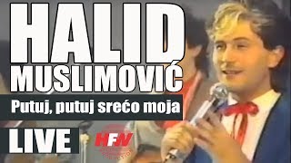 Halid Muslimovic  Putuj putuj sreco moja  LIVE  Hala Pionir 1986 [upl. by Nairadal383]