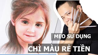 MẸO SỬ DỤNG CHÌ MÀU RẺ TIỀN  Thanh Pahm [upl. by Boleyn]