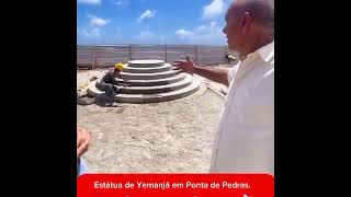 Prefeito de Goiana PE vai Inaugurar estátua de Yemanjá [upl. by Rentsch]