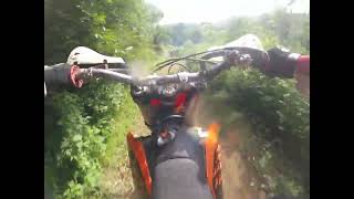 District 6 Dirt Bike Hare Scramble Vet C start Evansville [upl. by Borlase594]