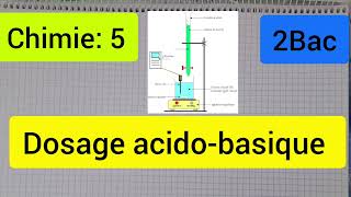 dosage acido basique  2Bac [upl. by Lanaj]