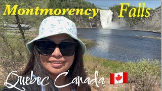 MONTMORENCY FALLS QUEBEC CANADAmhaivlogs [upl. by Hsinam650]