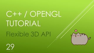 OpenGLC 3D Tutorial 29  Window creation function with custom options [upl. by Swithbert]